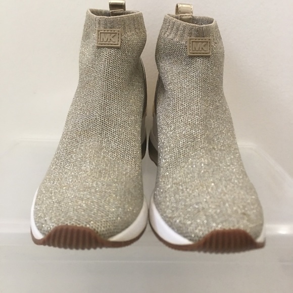 Michael Kors Gold Dress Boots - Picture 2 of 5